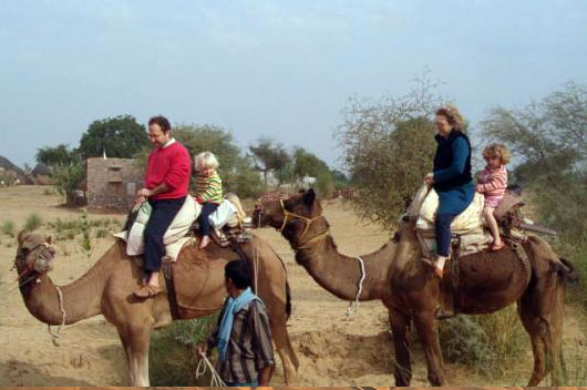 camel safari for family with kids